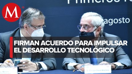 México debe tener más patentes en innovación tecnológica para rebasar ingresos: Ebrard