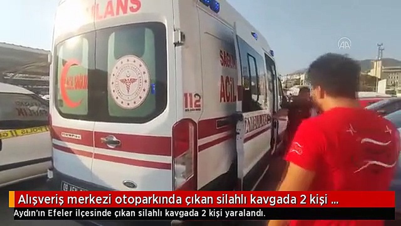 Alışveriş merkezi otoparkında çıkan silahlı kavgada 2 kişi yaralandı