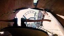 Timber Drop Roller Coaster (Fraispertuis City Amusement Park - Jeanménil, France) - Roller Coaster POV Video - Front Row