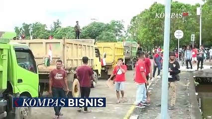 Sulit Dapatkan Solar Bersubsidi, Ratusan Sopir Truk dan Bus Gelar Aksi Protes!