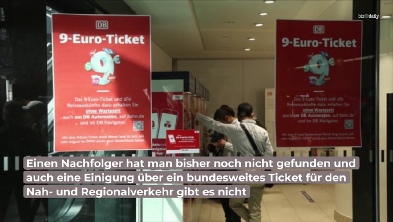 9-Euro-Ticket Nachfolger: Bahnbeauftragter der Bundesregierung lehnt DIESEN Vorschlag ab