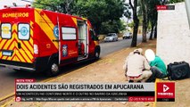 Dois acidentes são registrados em Apucarana