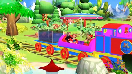 Kidzy The Train on Sea Food Ride - Learn Seafood in English