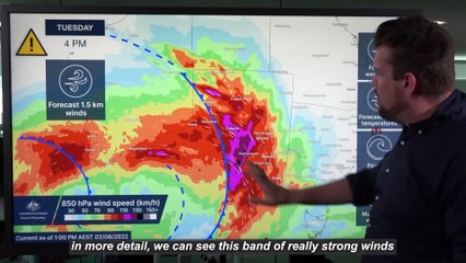 Widespread damaging winds to impact southern Australia - BoM Severe Weather Update | August 2, 2022 | ACM