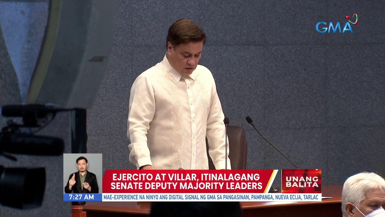 Ejercito at Villar, itinalagang Senate deputy majority leaders | UB