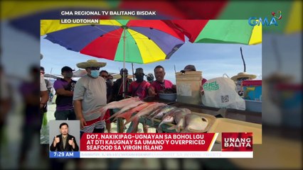 Umano'y overpriced seafood sa Virgin Island sa Panglao, iniimbestigahan | UB