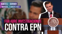 FGR inicia diversas investigaciones contra el ex presidente Peña Nieto