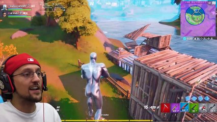 FORTNITE THICCtory Royale! FGTeeV Loses to Mr. Beast for $1 Million Dollars (Marvel Silver Surfer)