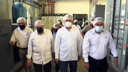 Recorrido del Gobernador de Michoacán por la Planta de Leche Liconsa “General Lázaro Cárdenas del Río”