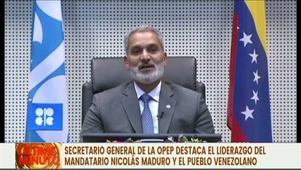 Secretario General de la OPEP, Haitham Al Ghais destaca liderazgo del Presidente Nicolás Maduro