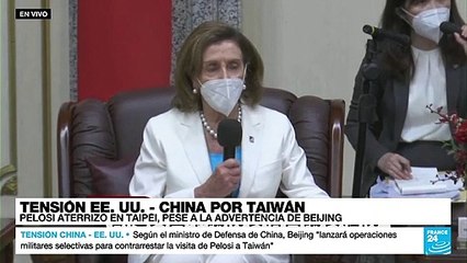Nancy Pelosi "Cuando usted dice que soy una gran amiga de Taiwán, lo tomo como un cumplido"