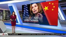 China says its military will -not sit idly by- if US House Speaker Pelosi visits Taiwan