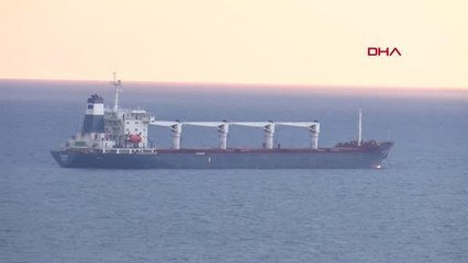 İSTANBUL-UKRAYNA'DAN ÇIKAN İLK TAHIL YÜKLÜ GEMİ RAZONİ DENETİM HEYETİNİ BEKLİYOR