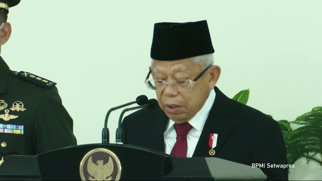 Wakil Presiden Beri Sambutan pada Acara Pelantikan Pamong Praja Muda PPM Lulusan IPDN Angkatan XXIX Tahun 2022