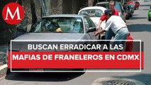 Proponen sancionar con cárcel a franeleros que extorsionen a automovilistas en CdMx