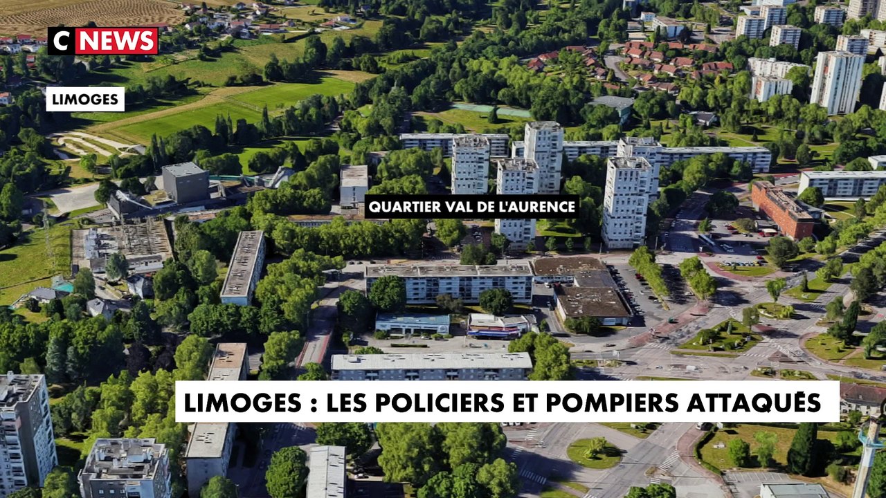 Limoges : des policiers et pompiers attaqués par une quarantaine d'individus