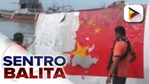 Hinihinalang rocket debris mula sa China, narekober ng mga mangingisda sa Mamburao, Occidental Mindoro