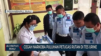 Cegah Narkoba Puluhan Petugas Rutan Di Tes Urine
