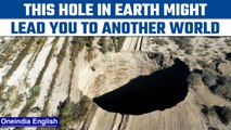 Massive Sink-hole appears out of nowhere in Chile, still increasing in size| Oneindia News *News