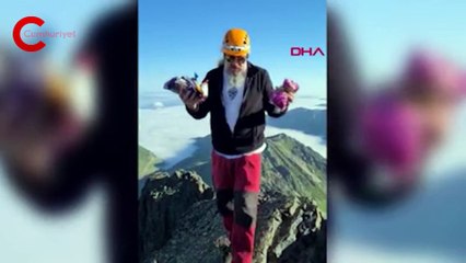 Altıparmak zirvesine tırmanan dağcıdan 'çöp' tepkisi: 'Bunları buraya bırakanlara ben dağcı demiyorum'