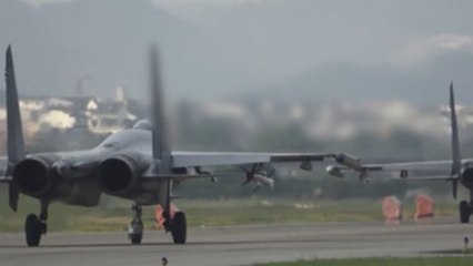 Acusa Taiwán a China de "bloquearla" con sus maniobras militares