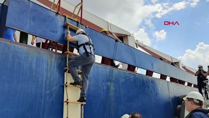 İSTANBUL-DENETİM HEYETİ, TAHIL YÜKLÜ GEMİ RAZONİ'YE DOĞRU YOLA ÇIKTI- 3