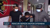 Polisi Tembak Pencuri Motor yang Sudah Berulang Kali Beraksi di Medan