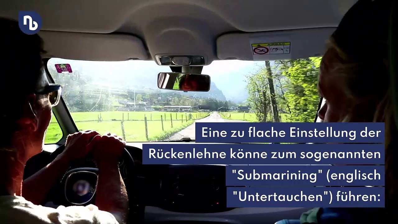 Füße hoch und Lümmeln sind im Auto tabu