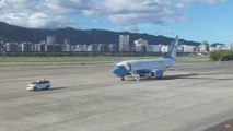 استعدادات في مطار تايوان لمغادرة بيلوسي