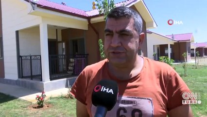 6,8'lik depremden sonra yapılan evler teslim edildi