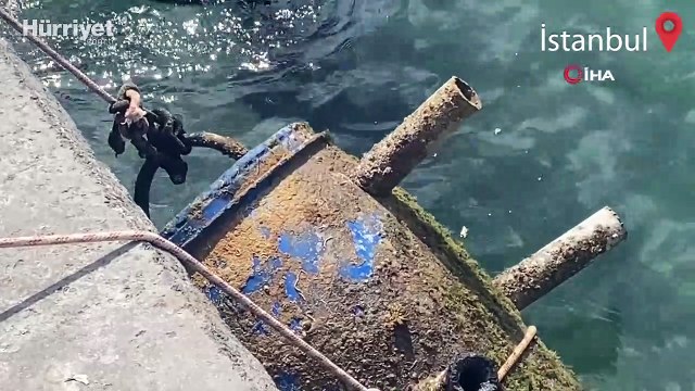 İstinye’de denizde şüpheli cisim paniği: Mayın sanıldı, tonoz çıktı