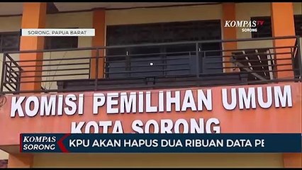 KPU Kota Sorong Temukan Data Pemilih Diduga Tidak Valid