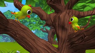 मैं तोता हरे रंग का - I am Green Parrot Story | Hindi Moral Stories for Kids | JOJO TV Kids Videos