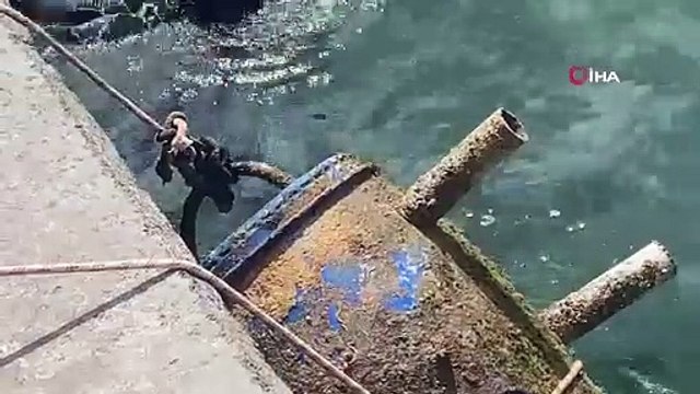 İstinye’de denizde şüpheli cisim mayın sanıldı