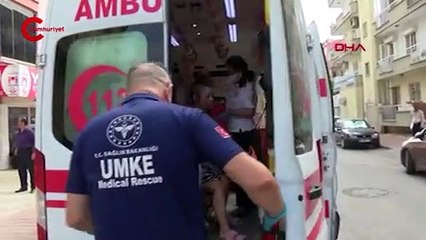 Ambulansta tedavi edildi: Köpeği bir an bile yanından ayrılmadı