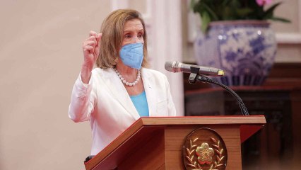 Nancy Pelosi finaliza su visita a Taiwán