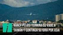 Nancy Pelosi termina su viaje a Taiwán y continúa su gira por Asia