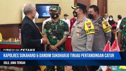 Kapolres Dan Dandim 0726 Sukoharjo Tinjau Venue Pertandingan Catur Asean Para Games 2022