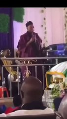 SEN. ABDULLAHI ADAMU IN CHURCH   “Praise the Lord!': the moment  #APC National Chairman, Abdullahi Adamu, was given mic in church.