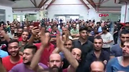 Meyve ve sebze hali işçileri iş bıraktı!