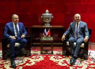 Çavuşoğlu, Rus mevkidaşı Lavrov ile görüştü