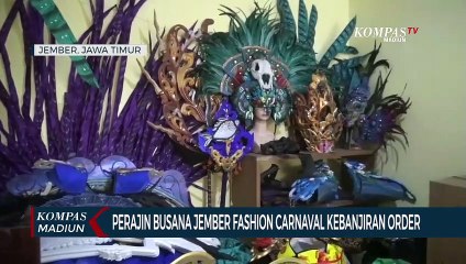 Perajin Busana Jember Fashion Carnaval Kebanjiran Order