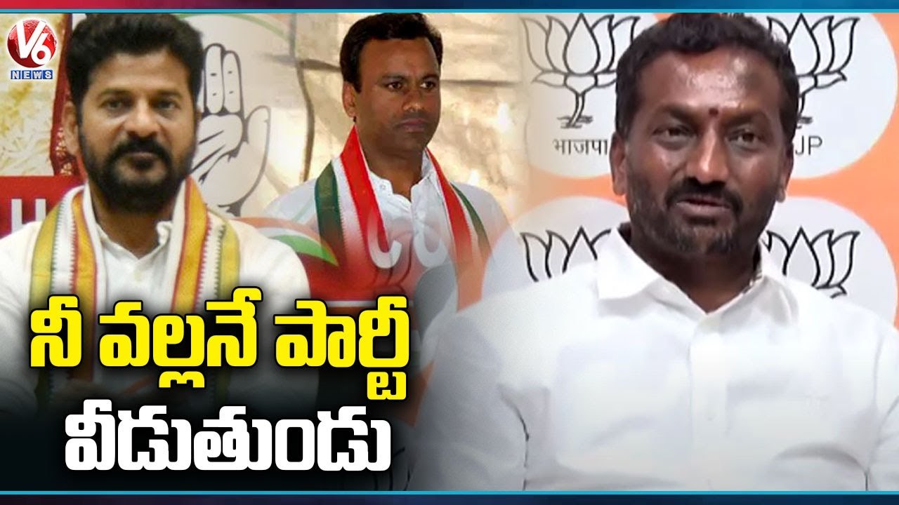 BJP MLA Raghunandhan Rao Fire On PCC Chief Revanth Reddy  |  V6 News