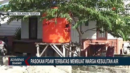 Descargar video: Pasokan Air PDAM Kota Palu Terbatas, Warga Penghuni Hunian Tetap Tondo Kesulitan Air Bersih