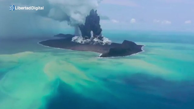 La erupción del volcán de Tonga podría elevar la temperatura de la Tierra