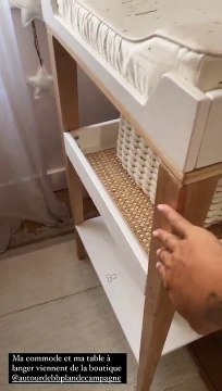 Camille Lellouche montre les achats pour son bébé sur son compte Instagram.