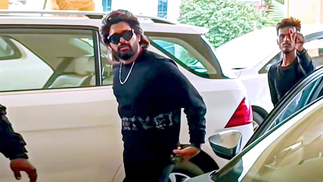 Amid Pushpa 2 Shoots, Allu Arjun Spotted In Mumbai
