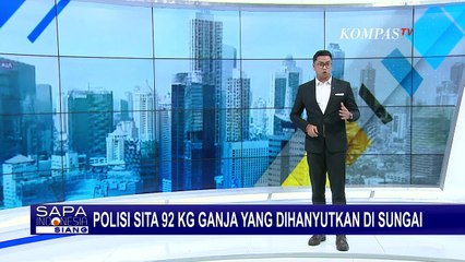 Polres Solok Tangkap Penyalahguna Narkoba, 92 Kilogram Ganja yang Dihanyutkan di Sungai Disita