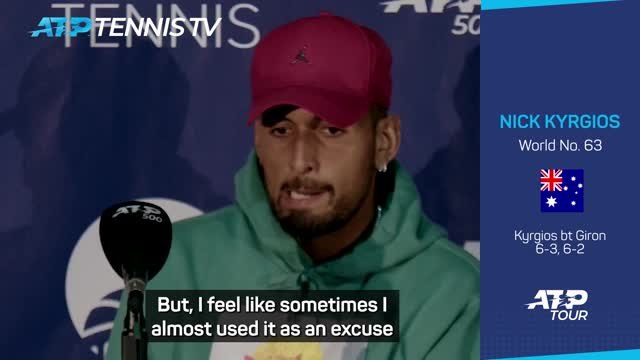 Kyrgios used mental health as an excuse