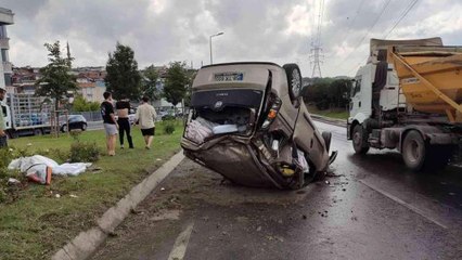 Kastamonu haber: Sultangazi'de araç takla attı, 2 kardeş yaralandı